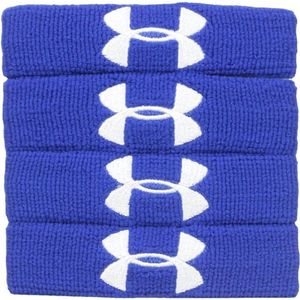 Under Armour 1-inch Performance Wristbands Voor Pols Of Biceps (4 stuks) - Kobaltblauw