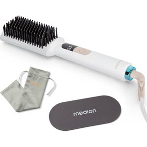 MEDION - HB1 - Stijltang - Wit - Met Ionentechnologie - 5 Instelbare Warmtestanden