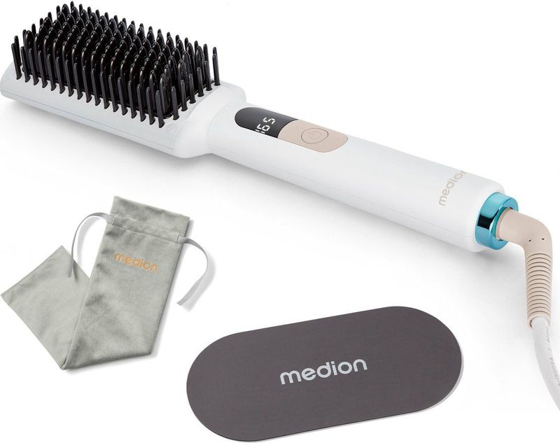 MEDION - HB1 - Stijltang - Wit - Met Ionentechnologie - 5 Instelbare Warmtestanden