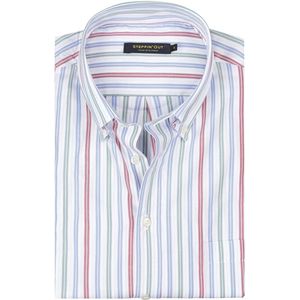 Steppin' Out Overhemd Oxford Streep Multicolour - Maat XXL - Heren