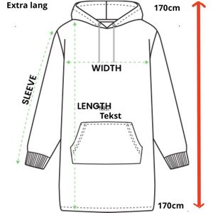 Hoodie deken Hoodie Deken Blauw zwart Premium - Extra lang - Hoodie Blanket - Fleece Deken Met Mouwen - Deken Met Mouwen Voor Volwassenen - Kerstcadeau - Voor Mannen - Voor Vrouwen - Kerst Cadeau Voor Man - Vrouw - Tot aan de enkels