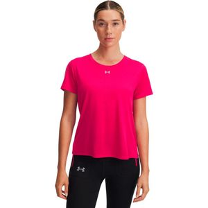 Under Armour - Trail Run T-shirt - Roze - Korte Mouwen - Dames
