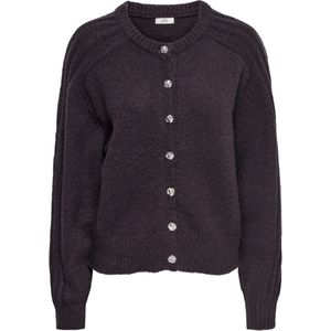 Jacqueline de Yong Vest Jdygwen O-neck Raglan Cardigan 15361170 Fudge Dames Maat - M