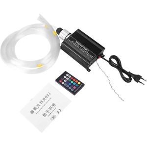 16 W RGBW LED Plastic Glasvezel Plafond Decor Kit Licht Motor Afstandsbediening - Auto Huisdecoratie - EU PLUG .