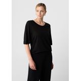 comma - T-Shirt - Linnen - Regular Fit - Halflange Mouwen