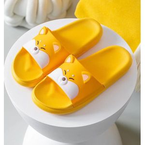 Shiba Inu hondenslippers | Japanse slippers | Kawaii Harajuku style | Badslippers | Binnenslippers | Slides | Sloffen