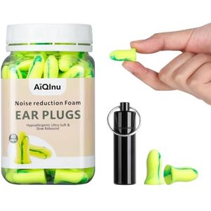 Oordopjes om te Slapen - Gehoorbescherming, 40 Paar, 38 dB SNR, Superzacht Schuimrubber, Ideaal voor Snurken, Leren, Reizen en Concerten