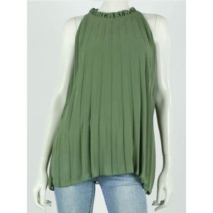 Top Iris Plissé - Army Green - One Size