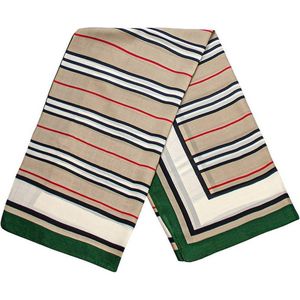 Gestreepte sjaal - Groen, nr. 30