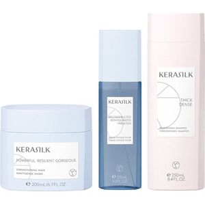 Kerasilk Redensifying Shampoo + Kerasilk Strengthening Mask + Kerasilk Liquid Cuticle Filler