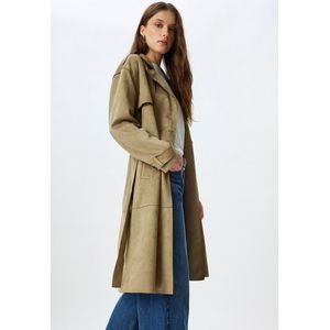 Normaal Gebogen Trenchcoat