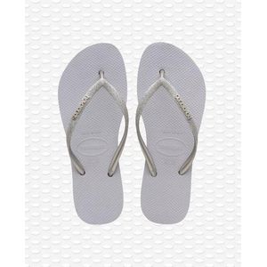 Havaianas Slim Flatform Dames Slippers - Ice Grey - Maat 35/36