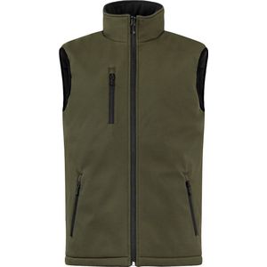 Clique Padded Softshell Vest 020958 - Mistgroen - XS