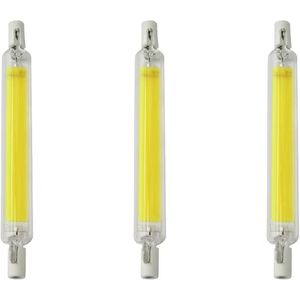 Avide R7s - LED Staaflamp - Wit - 118mm - 13W - 4000K - 1100lm - 3 stuks