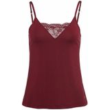 JOOP! - Top - Donkerrood - Spaghettibandjes