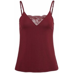 JOOP! - Top - Donkerrood - Spaghettibandjes