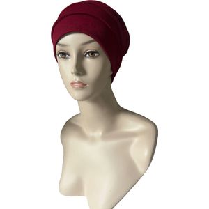 Hair4life - Muts - Muts dames - Chemo muts - Hoofddeksel - Beanie - Rood