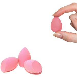 GEAR3000® mini beauty blender - powder puff - make-up sponsje - voor foundation - poeder - roze - 3 stuks