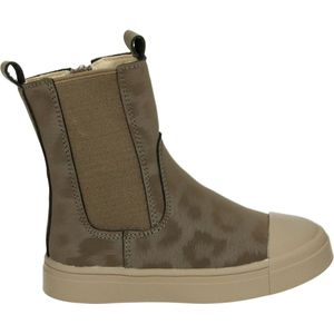 Laarzen | Meisjes | Taupe Panter | Leer | Shoesme | Maat 24
