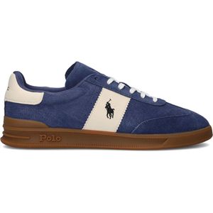 Polo Ralph Lauren Hrt Aera Pp Low Top Lace Sneakers - Suède - Heren - Blauw - Maat 43