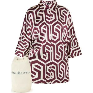 DreiMaster Hemdbluse + Shopping Bag - SET