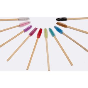 Wenkbrauw borsteltjes - Brow spoolie - Wimper borsteltje - Bamboo - 10 stuks - Duurzaam