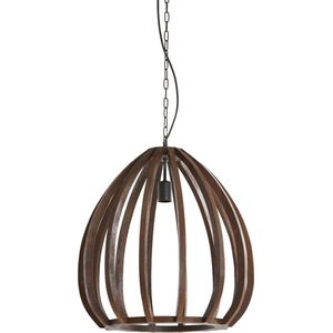 Light & Living Hanglamp Barsia - Mangohout - 50cm