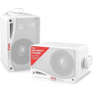 Draadloze Bluetooth Luidsprekers - Waterdichte 3-Weg Actieve Speakers voor Patio en Binnengebruik - 200 Watt