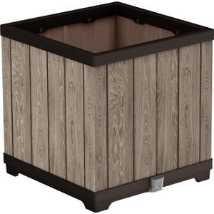 Keter Signature Plantenbak - Vierkant - 45,5x45,5x45,5cm - Ashwood