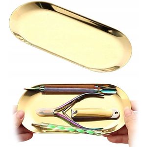 Gouden Roestvrij Stalen Nagel Schaal voor Gereedschap & Accessoires