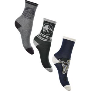 Jurassic World-  Jurassic World sokken- jongens- 3 paar - maat 27/30
