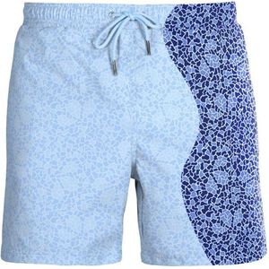 SEA'SONS - Zwembroek Jongens - Kleurveranderend - Sneldrogend - Blauw - Maat 122/128 (SEASONS - Kleur veranderend)