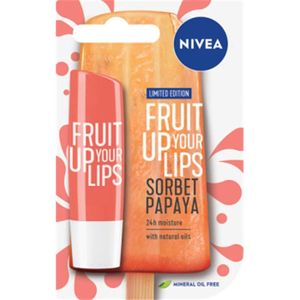 Nivea Fruit Up Your Lips Sorbet Papaya Lippenbalsem - 4.8g