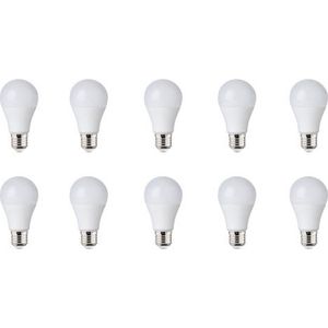 LED Lamp 10 Pack - E27 Fitting - 5W - Helder/Koud Wit 6400K