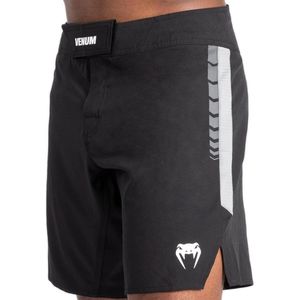 Venum Tempest Fight Shorts Vechtsportbroek Zwart Grijs - L