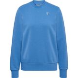 Hummel - hmlPULSE W SWEAT CREWNECK - Dames Sweatshirt - Fleece - Geborduurd Chevron-logo