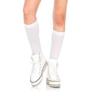 Leg Avenue - Kniekousen - Wit - Carnaval