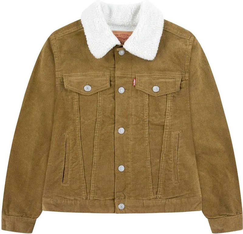 Levi's - Corduroy Trucker - Spijkerjas - Bruin