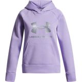 Under Armour - Rival Fleece Shimmer - Hoodie - Licht - Glinsterend Logo