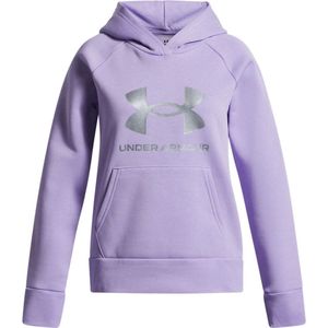 Under Armour - Rival Fleece Shimmer - Hoodie - Licht - Glinsterend Logo