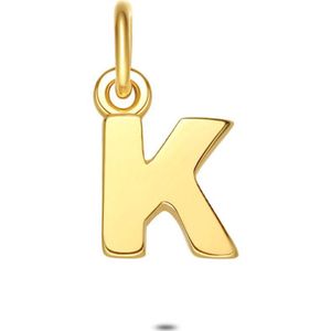 Twice As Nice Hanger in 18kt verguld zilver, letter K