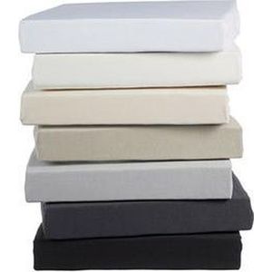 Bonnanotte Hoeslaken Katoen Off White 90x220