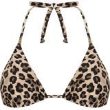 Hunkemöller - Animalia - Triangelbikinitop - Bruin