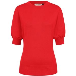 Banned - Jones Gebreide trui - S - Rood