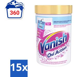 Vanish Oxi Action - Vlekkenverwijderaar Poeder - Witte Was - 710 Gram - Bulkverpakking - 15 stuks