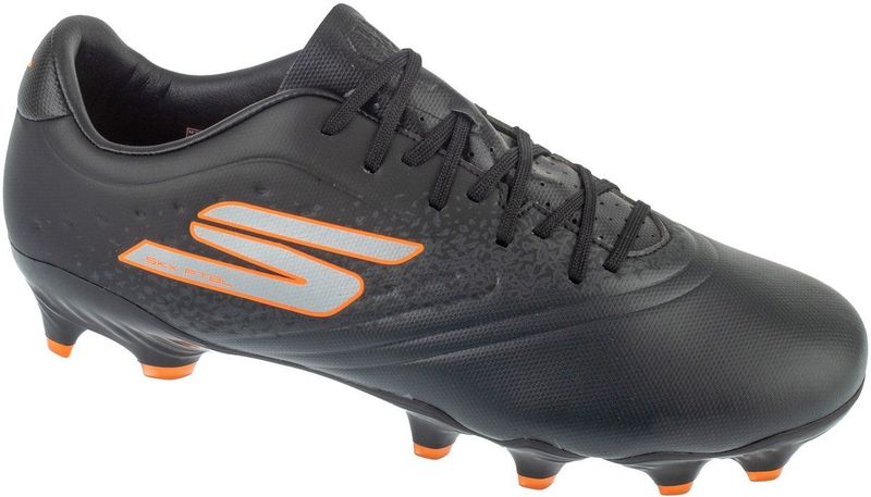 Skechers - Razor 1.5 Academy - Voetbalschoenen - Zwart Oranje - FG