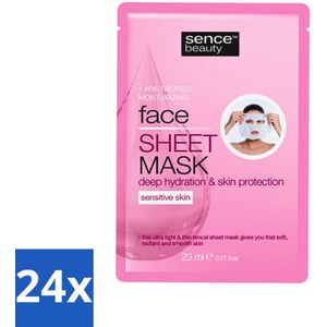 24 x Sence - Tencel - Gezichtsmasker - Hydraterend - 1 Gezichtsmasker - Gezichtsmasker - Hydraterend Masker - Tencel Masker - Sheet Masker - Huidverzorging