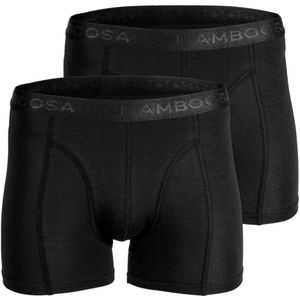 Bamboosa � Lewis Bamboe Boxershort � Anti?transpirant, Zacht & Ademend � Zwart � 95% Bamboe / 5% Elastaan � Maat S t/m XXXL