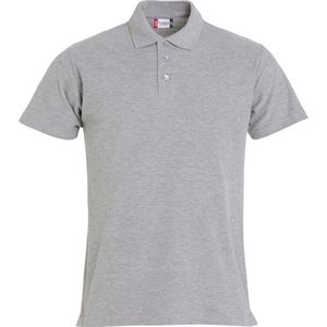 Clique Basic Polo 028230 - Antraciet Melange
