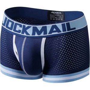 Ademende sexy Boxershort Heren - Blauw - Ondergoed - Transparant - Erotisch